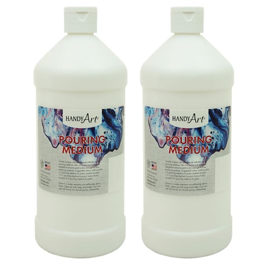 Handy Art® 32 oz Pouring Medium, 2ct. in Clear | Michaels®